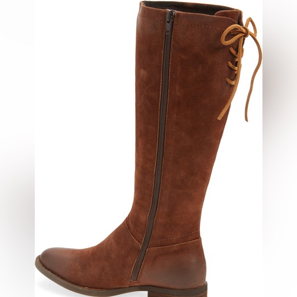 Brown suede Born boots - Picture 6 of 10